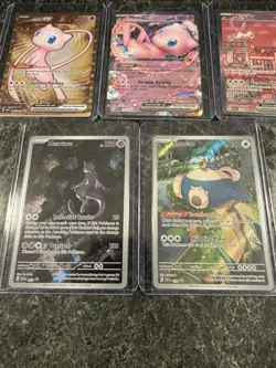 Mewtwo, Mew, Snorlax Pokemon 151 Ultra Premium Collection Promo 5 Card Lot - Image 4