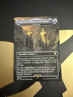 Argonath, Pillars of the Kings Borderless Commander: The Lord of the Rings Mtg - Image 1
