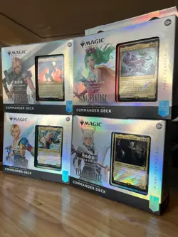 Magic The Gathering Final Fantasy Collector’s Edition Commander Deck Bundle NEW - Image 2