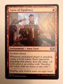 Curse of Opulence [Tarkir: Dragonstorm Commander] Near Mint - Image 1