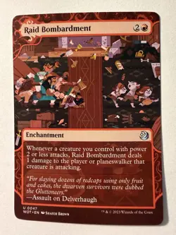 MTG Raid Bombardment (47/103) Wilds of Eldraine Enchanting Tales LP - Image 1
