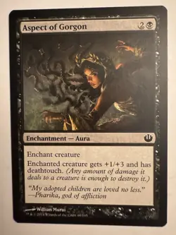 MTG Magic the Gathering Aspect of Gorgon (60/171) Journey into Nyx LP - Image 1