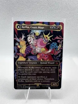 Kefka, Court Mage (0322) (Borderless) Final Fantasy Regular MTG NMNT+ Magic - Image 1