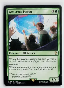 MTG Commander Final Fantasy Generous Patron x1 NM 305 - Image 1