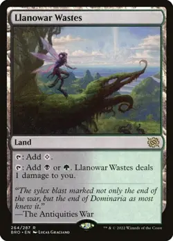 Llanowar Wastes BRO NM MTG - Image 1