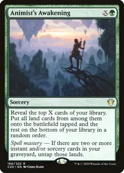 Animist's Awakening Commander 2020 NM MTG - Image 1