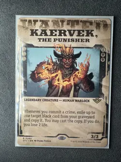 Kaervek, the Punisher - Showcase Outlaws of Thunder Junction MTG - Image 1