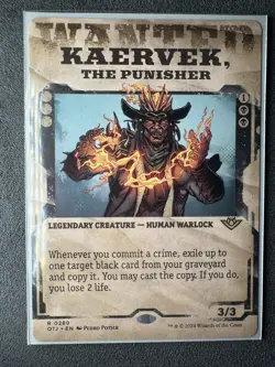 Kaervek, the Punisher - Showcase Outlaws of Thunder Junction MTG - Image 3