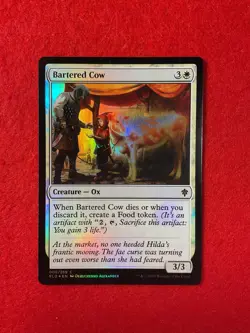 Bartered Cow - Foil - Throne of Eldraine - Magic the Gathering - MTG - Image 1
