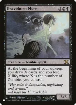 Graveborn Muse The List NM MTG - Image 1