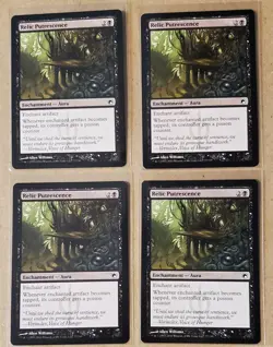 RELIC PUTRESCENCE X4 Scars of Mirrodin MTG Magic the Gathering - Image 1