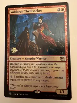 Voldaren Thrillseeker - Foil Prerelease Promo March of the Machine NM MTG - Image 1