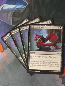 Infernal Grasp x 4 | 7% Off 2+ | Dragonstorm | NM | MTG - Image 1