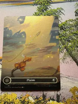 Plains - Galaxy Foil - Borderless - EOE - MTG - EN - NM - 0367 - Image 3