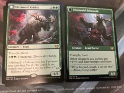 Ulvenwald Oddity // Ulvenwald Behemoth VOW NM MTG - Image 1