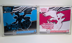 Pokemon Black Bolt & White Flare Elite Trainer Box ETB + Magnetic Acrylic Cases - Image 1