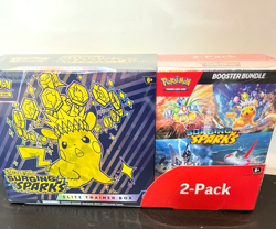 Pokemon Scarlet & Violet Prismatic Evolutions and Surging Sparks Costco Bundle - Image 1