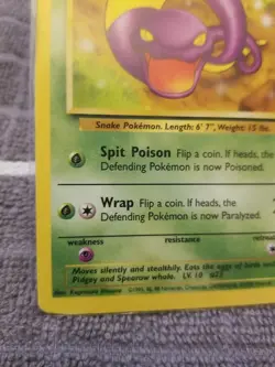 Pokemon Fossil Set COMMON Ekans 46/62 - Near Mint (NM) - Image 5