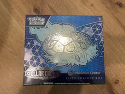 NEW Pokemon TCG: Stellar Crown Pokemon Center Exclusive Elite Trainer Box ETB - Image 1