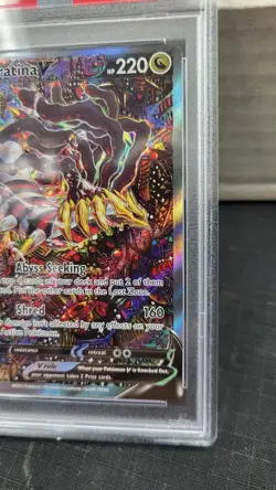 2022 GIRATINA V FULL ALT ART LOST ORIGIN POKEMON PSA 7 NM NEAR MINT #186 - Image 3
