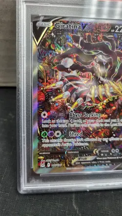2022 GIRATINA V FULL ALT ART LOST ORIGIN POKEMON PSA 7 NM NEAR MINT #186 - Image 4