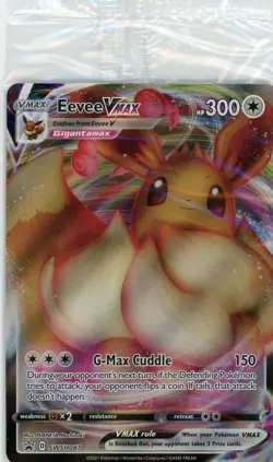 Pokemon TCG Eevee VMAX SWSH087 Shining Fates ETB Black Star Promo NEW/SEALED - Image 1