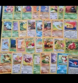 Pokemon Bundle Joblot - 32x Complete Com/Uncom Jungle Set WOTC Vintage All NM - Image 1