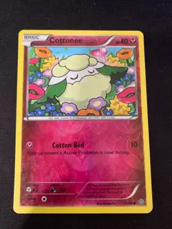 Pokemon Cottonee 55/98 Reverse Holo Common Ancient Origins Lightly Played - Image 1