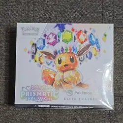 Pokemon TCG Prismatic Evolutions Pokemon Center Elite Trainer Box ETB Exclusive - Image 1
