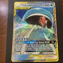 POKEMON Magikarp & Wailord GX SM166 Jumbo Cards 2019; 1 owner - Image 1