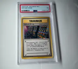 Slot Machine BANNED ART WORK Neo Genesis - Japanese Pokemon PSA 3 - Image 1