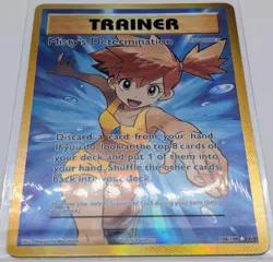 Misty's Determination Pokemon Full Art 108/108 Evolutions Holo TCG XY - Image 2