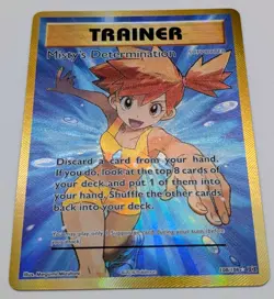 Misty's Determination Pokemon Full Art 108/108 Evolutions Holo TCG XY - Image 3