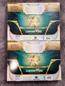 2x Pokemon TCG Leafeon VSTAR Special Collection ✅ New Sealed ✅ - Image 2
