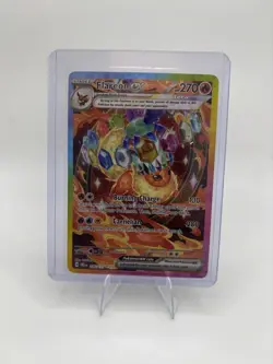 Pokemon Flareon ex Tera 146/131 Prismatic Evolutions Rare Holo 270 HP - Image 1