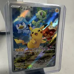 Pokemon TCG Pikachu SVP027 Scarlet & Violet Paldea Evolved Sealed Black Star - Image 2