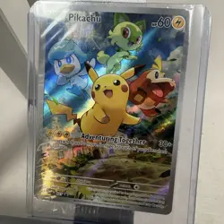 Pokemon TCG Pikachu SVP027 Scarlet & Violet Paldea Evolved Sealed Black Star - Image 3