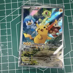 Pokemon TCG Pikachu SVP027 Scarlet & Violet Paldea Evolved Sealed Black Star - Image 4