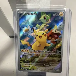 Pokemon TCG Pikachu SVP027 Scarlet & Violet Paldea Evolved Sealed Black Star - Image 5