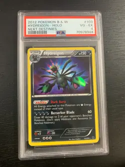 PSA 4 Graded Hydreigon 2012 Pokemon B&W Next Destinies 103/99 - Image 1