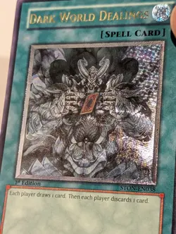 Dark World Dealings STON-EN038 1st Edition Ultimate Rare LP - Image 4