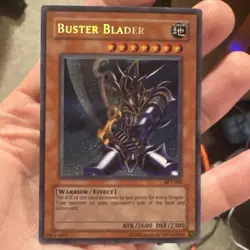 Yu-Gi-Oh! TCG Buster Blader BPT-008 2003 Secret Rare Light Play Condition - Image 1