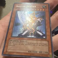 Yu-Gi-Oh! TCG Buster Blader BPT-008 2003 Secret Rare Light Play Condition - Image 3
