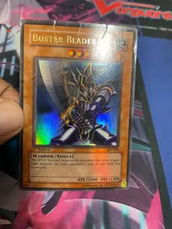 YUGIOH - BUSTER BLADER - ULTRA RARE - HP/DAMAGED - 1ST ED - PSV - Image 1