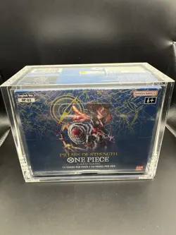SEALED One Piece CCG OP03 Pillars of Strength Booster Box with Acrylic Case - Image 1