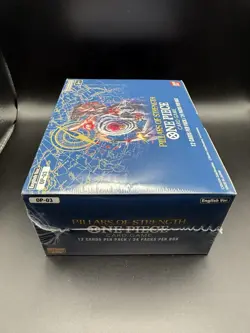 SEALED One Piece CCG OP03 Pillars of Strength Booster Box with Acrylic Case - Image 5