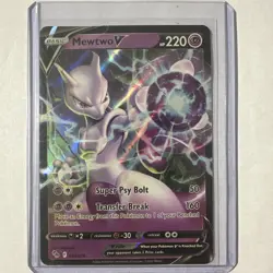 Mewtwo V 30/78 Pokemon Go Ultra Rare Holo Pokemon TCG Card NM - Image 1