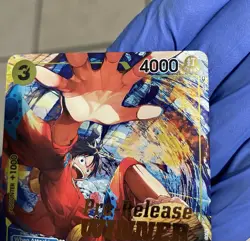 One Piece Card Game Monkey.D.Luffy Pre-Release Winner Promo P-036 NM - Image 5