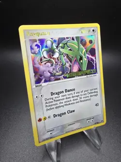 Pokemon Rayquaza EX Emerald Reverse Holo Stamped Card 9/106 LP+/NM Condition - Image 5