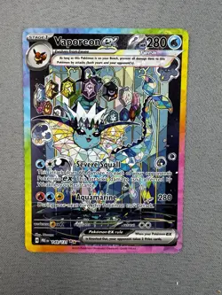 Vaporeon ex Prismatic Evolutions 149/131 Holo SIR Pokemon Card MINT - Image 2